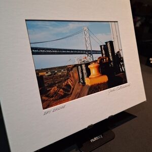 SF Pier w/Oakland Bay Bridge In Distance Art Photo By Jack E. Stiddard 5x7/8x10